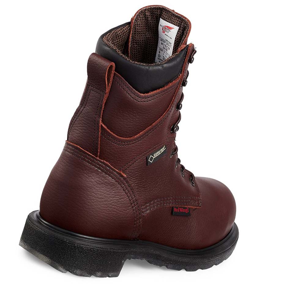 Red Wing SuperSole® 2.0 8-inch CSA Safety Toe Men's Waterproof Boots Burgundy | ZA 368OKI